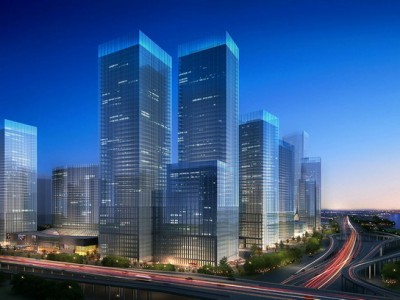 Installation of Songjiang single rubber expansion joint for Nanjing Financial City Pump House Project